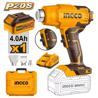 Ingco Lithium-Ion Cordless Heat Gun HGLI20025