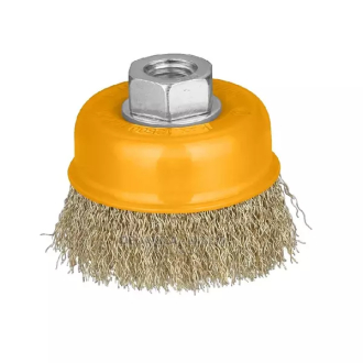 Ingco Cup Wire Brush With Nut 75mm WB10751