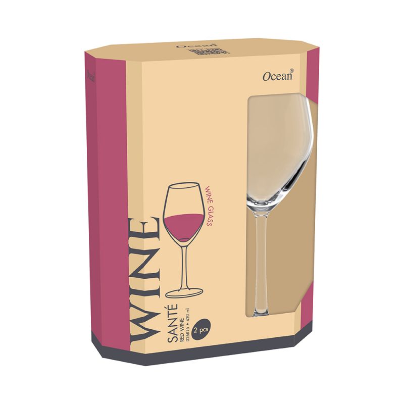 Ocean Wine Glass 2Pcs Sante Red Wine 420Ml Fine Rim Stemware 3026R1502G0003 6 Ocean Wine Glass 2Pcs Sante Red Wine 420Ml Fine Rim Stemware 3026R1502G0003