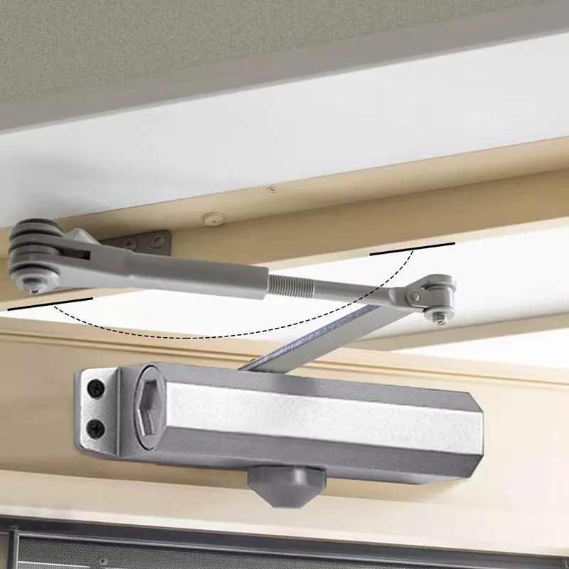 Generic Adjustable Overhead Fire Rated Door Closer - 45-75 Kg Capacity, Easy Installation, Durable Aluminum Alloy For Commercial/Domestic Use. 2 Generic Adjustable Overhead Fire Rated Door Closer - 45-75 Kg Capacity, Easy Installation, Durable Aluminum Alloy For Commercial/Domestic Use.