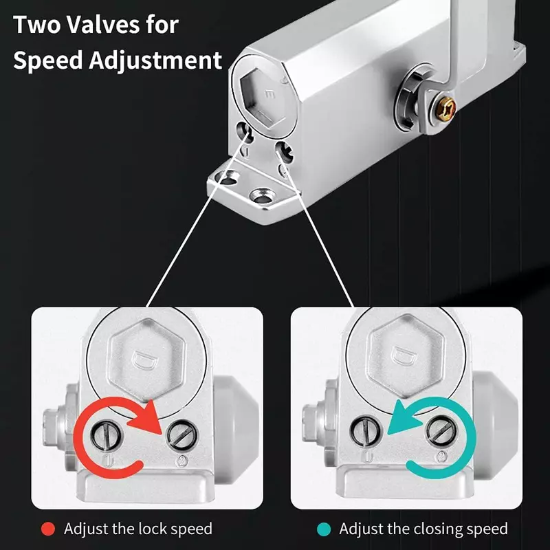 Generic Adjustable Overhead Fire Rated Door Closer - 45-75 Kg Capacity, Easy Installation, Durable Aluminum Alloy For Commercial/Domestic Use. 5 Generic Adjustable Overhead Fire Rated Door Closer - 45-75 Kg Capacity, Easy Installation, Durable Aluminum Alloy For Commercial/Domestic Use.