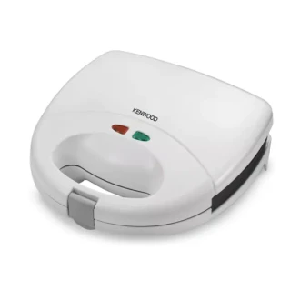 Kenwood Sandwich Toaster 2 Slice 2 in 1 Grill and Sandwich 750w Smp01.A0wh - Nonstick Grill Plates Cool Touch Handle Detachable Plates Light Indicator