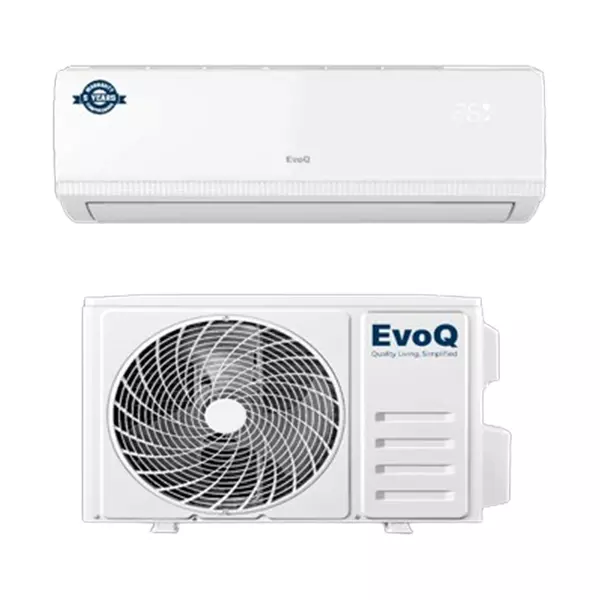 Evoq Wall Split Air Conditioner 12000Btu,Eco Friendly R32 Gas, On/Off Cooling Only, Comes With 3 Meters Copper Pipe Eac-12Bt32 1 Evoq Wall Split Air Conditioner 12000Btu,Eco Friendly R32 Gas, On/Off Cooling Only, Comes With 3 Meters Copper Pipe Eac-12Bt32