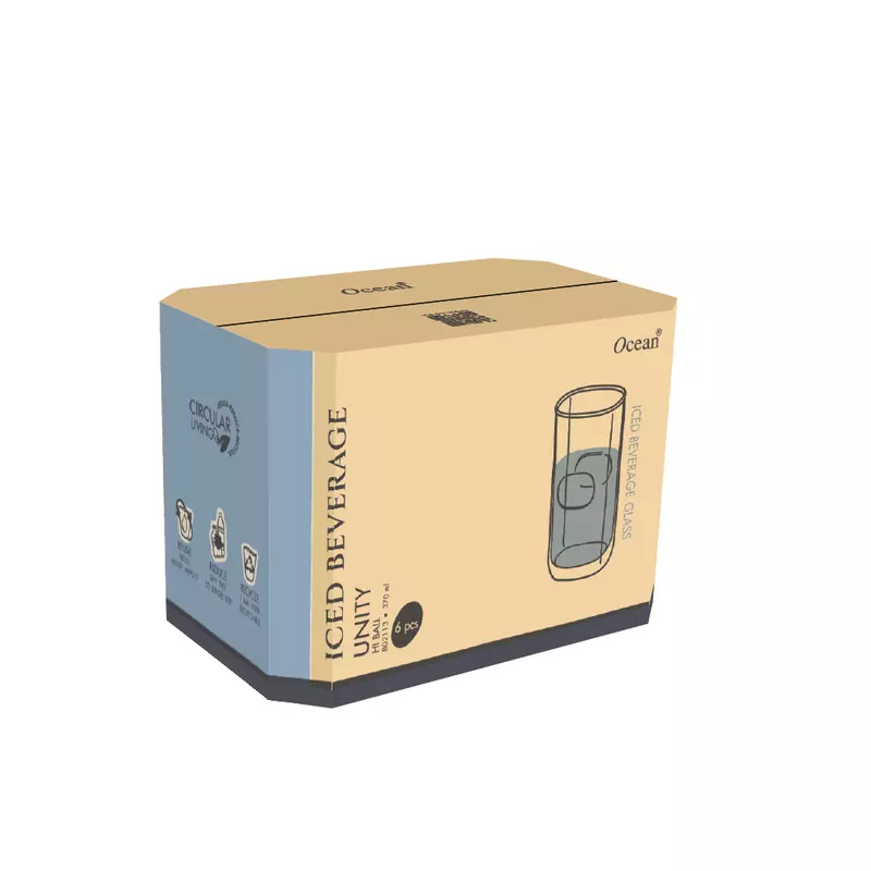 Ocean Glass 6Pcs Unity Hi Ball 370Ml Drink Tumbler Set – Elegant &Amp; Durable Glassware For Water, Juice &Amp; Cocktails - 3B0211306G0004 3 Ocean Glass 6Pcs Unity Hi Ball 370Ml Drink Tumbler Set – Elegant &Amp; Durable Glassware For Water, Juice &Amp; Cocktails - 3B0211306G0004