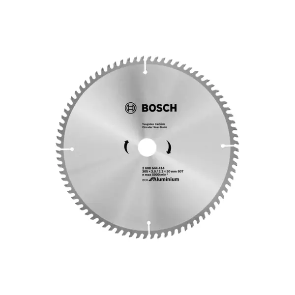 Bosch Circular Saw Blade 305 X 30 X 25.4Mm 80T For Aluminum 2608644414 1 Bosch Circular Saw Blade 305 X 30 X 25.4Mm 80T For Aluminum 2608644414