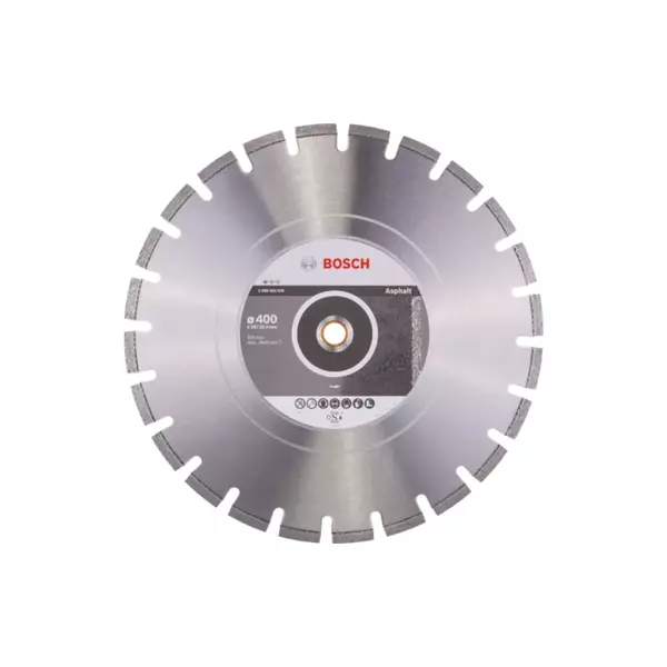 Bosch Diamond Cutting Disc 400 X 3.6 X 10Mm For Asphalt 2608602625 1 Bosch Diamond Cutting Disc 400 X 3.6 X 10Mm For Asphalt 2608602625