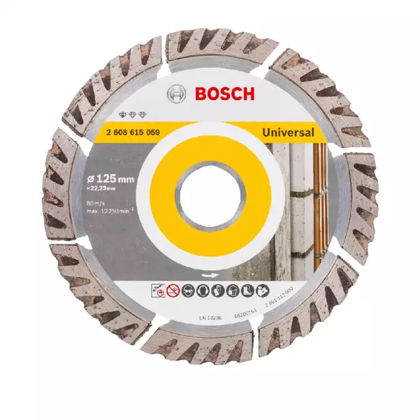 Bosch Diamond Cutting Disc Professional For Universal 180 X 2 X 22.23Mm 2608615063