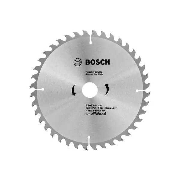 Bosch Eco Line Circular Saw Blade Wood 235Mm 40 Teeth 2608644404 1 Bosch Eco Line Circular Saw Blade Wood 235Mm 40 Teeth 2608644404