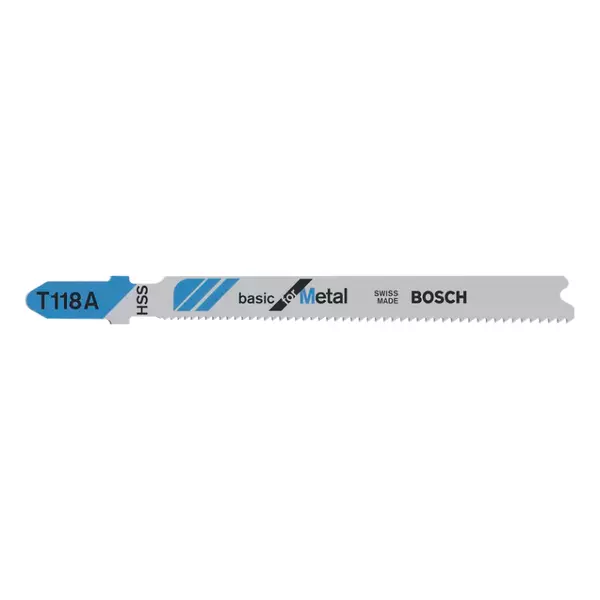 Bosch Jigsaw Blade 92 X 1.5 X 1.3Mm T 118 For Metal 2608631013 1 Bosch Jigsaw Blade 92 X 1.5 X 1.3Mm T 118 For Metal 2608631013