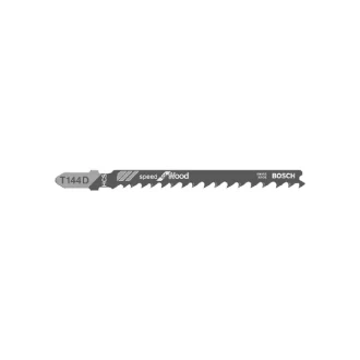Bosch Jigsaw Blade T 144 D Speed for Wood 100mm 2608630040