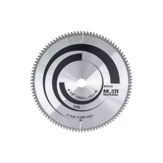 Bosch Multi Material Circular Saw Blade 355 x 30 x 3.2mm 100T for Mitre Saws 2608642213