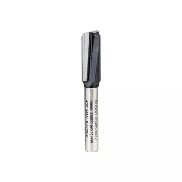 Bosch Straight Bit 6Mm, 8 X 19.6 X 51Mm 2608628442 1 Bosch Straight Bit 6Mm, 8 X 19.6 X 51Mm 2608628442