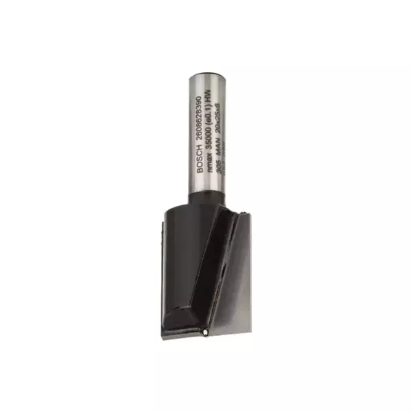 Bosch Straight Bit 8Mm, 20 X 25 X 56Mm 2608628390 1 Bosch Straight Bit 8Mm, 20 X 25 X 56Mm 2608628390