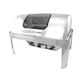 Generic Chaffing Dish With Glass Window Single 9L CF7202