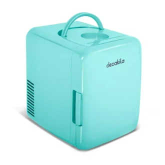 Decakila Refrigerator Mini 4l Electrothermal Cooling Ac and Dc Cooling and Heating 48w Kufg009l 5-18°c cooling capacity 65°c heating capacity 2m dc wire length with knobs
