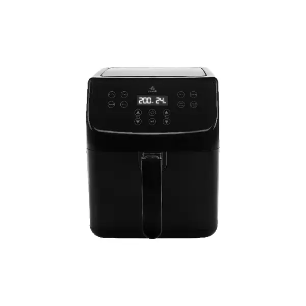 Evvoli Air Fryer 5.5L With Led Digital Touch Screen &Amp; 8 Preset Programs 1700W Evka-Af5508B 1 Evvoli Air Fryer 5.5L With Led Digital Touch Screen &Amp; 8 Preset Programs 1700W Evka-Af5508B
