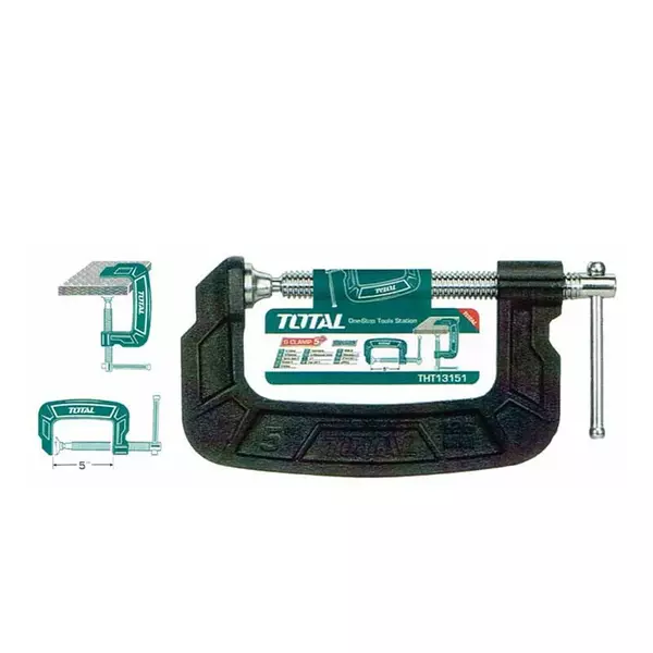 Total G Clamp Size 5&Quot; Tht13151 1 Total G Clamp Size 5&Quot; Tht13151