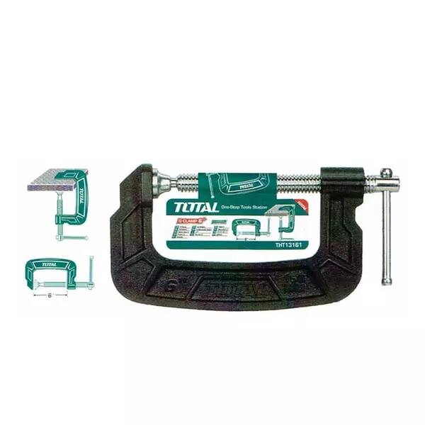 Total G Clamp Size 6” Tht13161 1 Total G Clamp Size 6” Tht13161