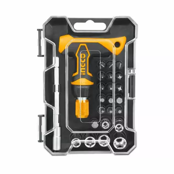 Ingco T-Handle Wrench Screwdriver 24Pcs Set Hksdb0188 1 Ingco T-Handle Wrench Screwdriver 24Pcs Set Hksdb0188