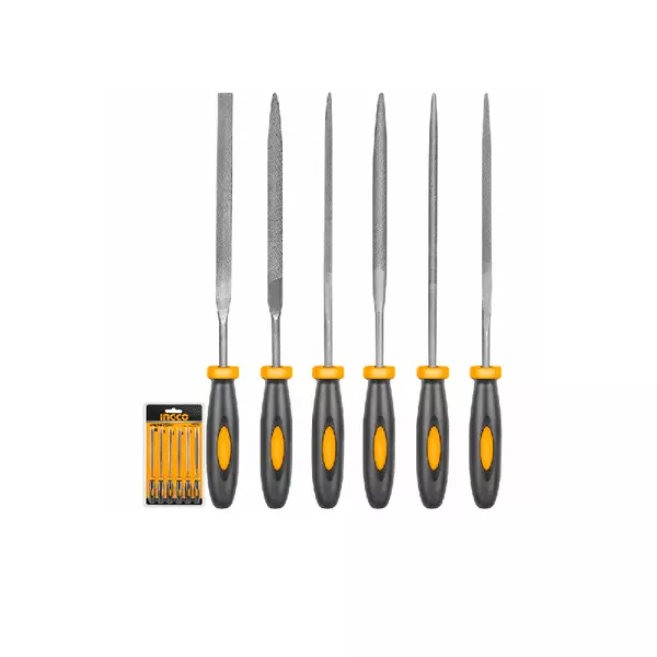 Ingco File Multipurpose 5.5&Quot;/140Mm 6Pcs Set Hktf63 1 Ingco File Multipurpose 5.5&Quot;/140Mm 6Pcs Set Hktf63