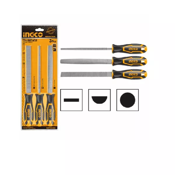 Ingco Wood File 3Pcs Set Hktfw0308 1 Ingco Wood File 3Pcs Set Hktfw0308