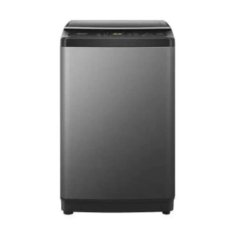 Hisense Washing Machine 11kg Automatic, Top Load, Bubble Clean, Soft-Closing Lid, Smart Fuzzy Logic, 3D Windmill Impeller, Titanium Silver WTJA1102T