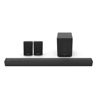 Hisense Home Theatre 7.1.2 ch Dolby Atmos with Wireless 8" Subwoofer + Wifi Function, 570W Output Power, 4K HDR Pass Thru, Powerful Bass U5120GW+