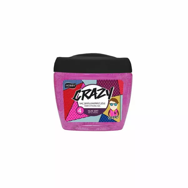 Hobby Hair Gel Crazy Styling Gel Wet &Amp; Strong 700Ml, Aqua Gel For Men &Amp; Women, Professional Hairdressing, Fruity Scent, Alcohol Free (Pack Of 6) 1 Hobby Hair Gel Crazy Styling Gel Wet &Amp; Strong 700Ml, Aqua Gel For Men &Amp; Women, Professional Hairdressing, Fruity Scent, Alcohol Free (Pack Of 6)