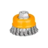 Ingco Wire Cup Brush 100mm 4" Packed by Double Blister WB21001