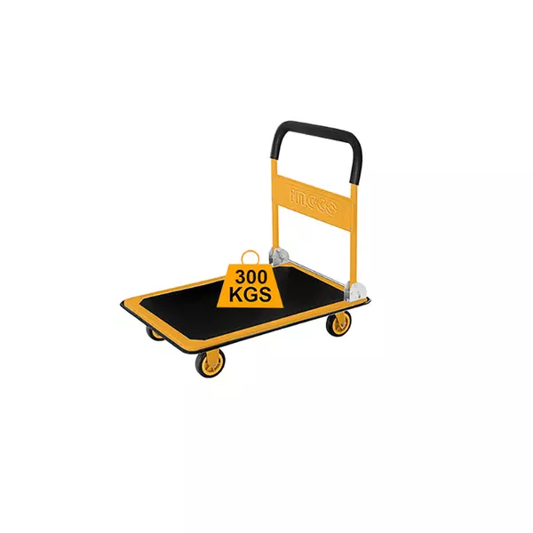 Ingco Foldable Platform Hand Truck 300Kgs With Steel Handle Comfortable Foam Hpht13002 1 Ingco Foldable Platform Hand Truck 300Kgs With Steel Handle Comfortable Foam Hpht13002