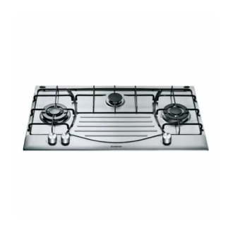 Ariston Gas Hob 87cm with 3 Gas Burners, Automatic Ignition PHN 932 T2 IX