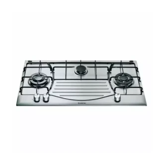 Ariston Gas Hob 87cm with 3 Gas Burners, Automatic Ignition PHN 932 T2 IX