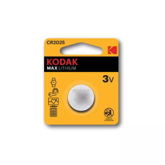 Kodak Button Cell 3V Max Lithium CR2025 - Set of 3 Pcs
