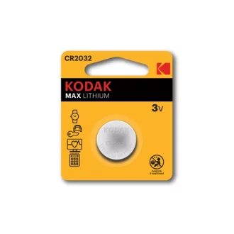 Kodak Button Cell 3V Max Lithium CR2032 - Set of 3 Pcs