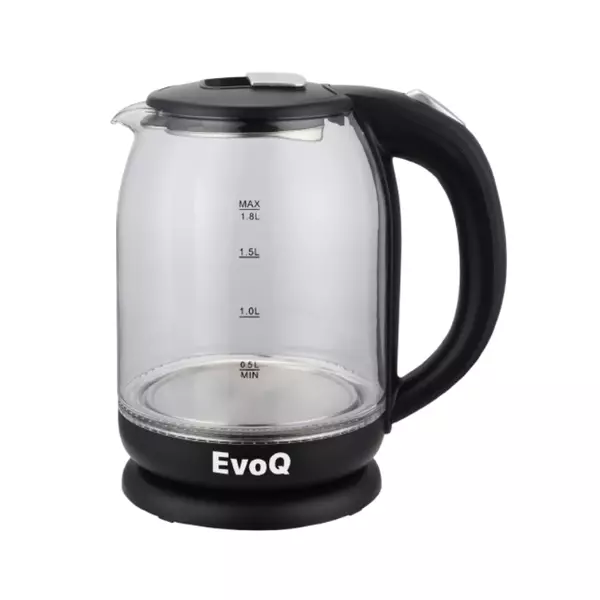 Evoq Kettle 1.8L - Power 220-240V, 50/60Hz, 1500W, Features Automatic/Manual Switch Off, Ekt - 18Gl 1 Evoq Kettle 1.8L - Power 220-240V, 50/60Hz, 1500W, Features Automatic/Manual Switch Off, Ekt - 18Gl