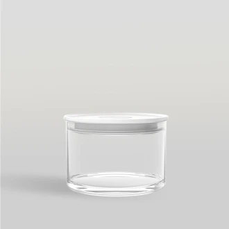 New Arrivals 5 Ocean Norma Glass Jar Pure White 385Ml 5B23314G0004