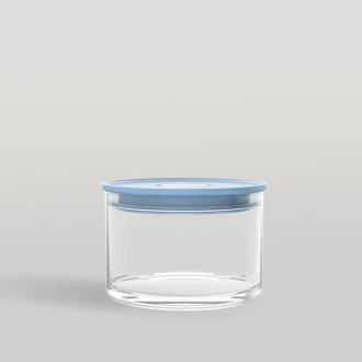 New Arrivals 6 Ocean Norma Glass Jar Soft Blue 385Ml 5B23314G0001