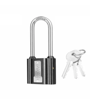 Total Iron Padlock Long Shackle 50mm with 3 keys TLK31501L