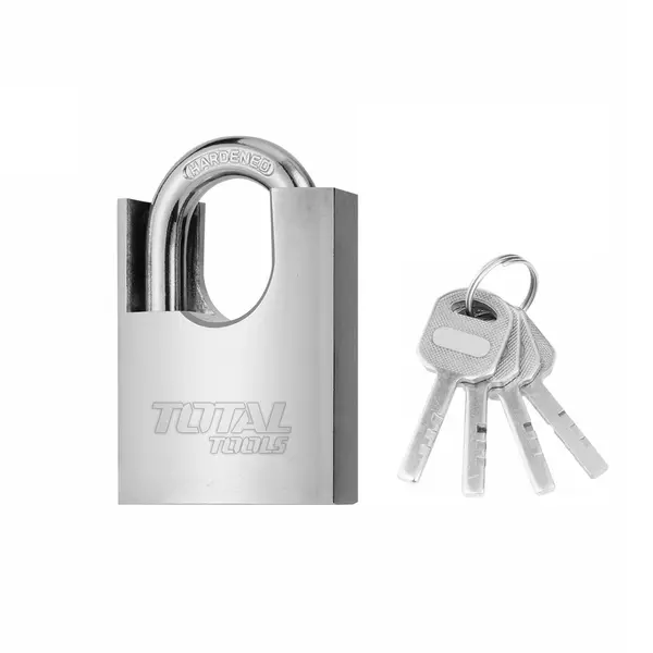Total Anti Prying Steel Padlock 60Mm With Iron Brass &Amp; Special Design Cylinder, 4 Iron Keys Tslk35601 1 Total Anti Prying Steel Padlock 60Mm With Iron Brass &Amp; Special Design Cylinder, 4 Iron Keys Tslk35601
