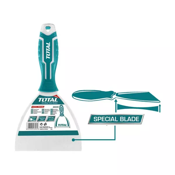 Total Putty Trowel 125Mm Aluminum Head Tht6831256 1 Total Putty Trowel 125Mm Aluminum Head Tht6831256