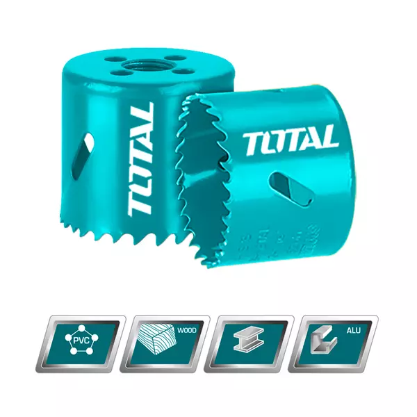 Total Hole Saw For Metal 19Mm Tac410191 1 Total Hole Saw For Metal 19Mm Tac410191