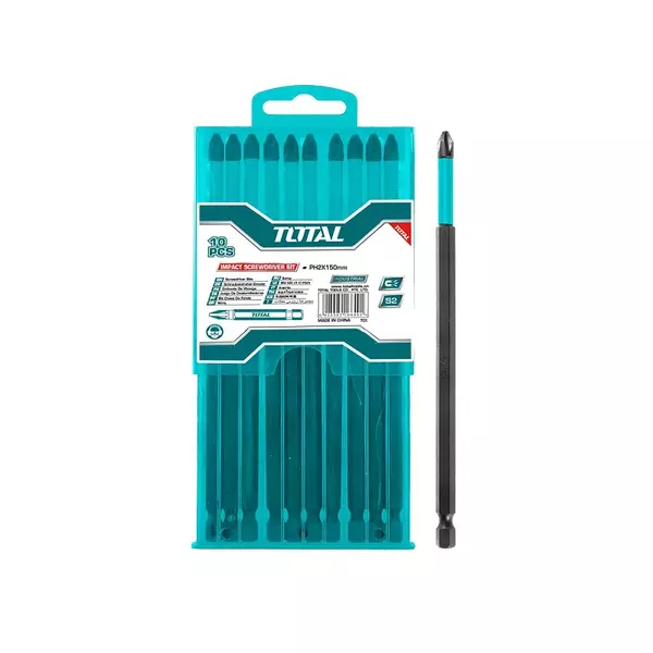 Total Screw Driver Bit Impact 10Pcs Set Tacim16Ph263 1 Total Screw Driver Bit Impact 10Pcs Set Tacim16Ph263