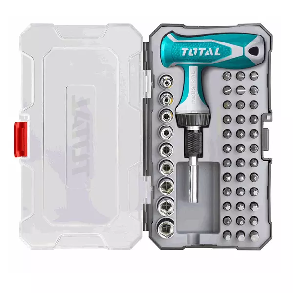 Total T-Handle Wrench Screwdriver Set 48Pcs Tacsd30476 1 Total T-Handle Wrench Screwdriver Set 48Pcs Tacsd30476