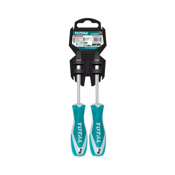 Total Screw Driver 2Pcs Set Tht250201 1 Total Screw Driver 2Pcs Set Tht250201
