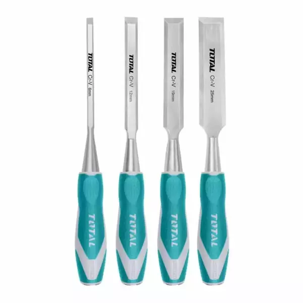 Total Wood Chisel Set 4Pcs Tht41K0401 1 Total Wood Chisel Set 4Pcs Tht41K0401