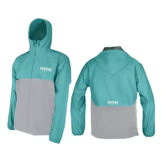Total Rain Jacket Coated Polyster with Mesh Lining L/XL/XXL