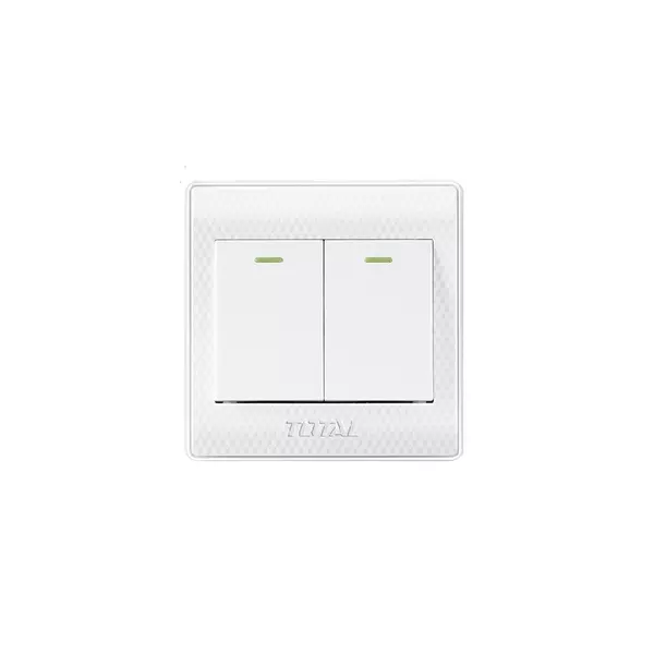 Total 2 Gang Switch Electric 1 Way 16A Thessh02101 1 Total 2 Gang Switch Electric 1 Way 16A Thessh02101