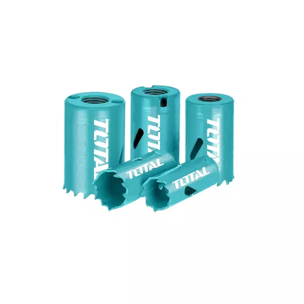 Total Hole Saw Set Bi-Metal Pack Of 7 Acsh1071 1 Total Hole Saw Set Bi-Metal Pack Of 7 Acsh1071