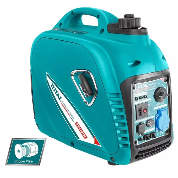 Total Petrol Generator 2.2Kw 4 Stroke With Inverter Pull Start Tp530001 1 Total Petrol Generator 2.2Kw 4 Stroke With Inverter Pull Start Tp530001