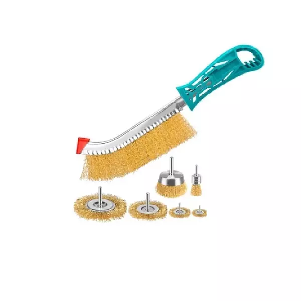 Total Wire Brush Set Pack Of 7 Tac310071 1 Total Wire Brush Set Pack Of 7 Tac310071